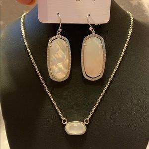 Kendra Scott Inspired Set *White*